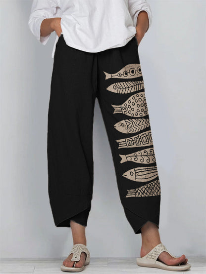 Luisa | Relaxed Printed Trouser