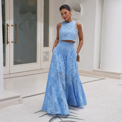 Azzurra Elegance Skirt & Top Set