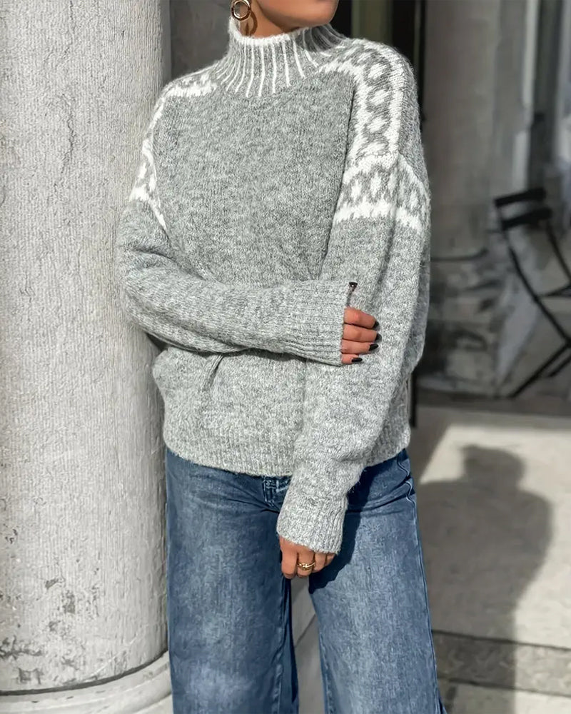 Rowan™ | Knitted Winter Sweater