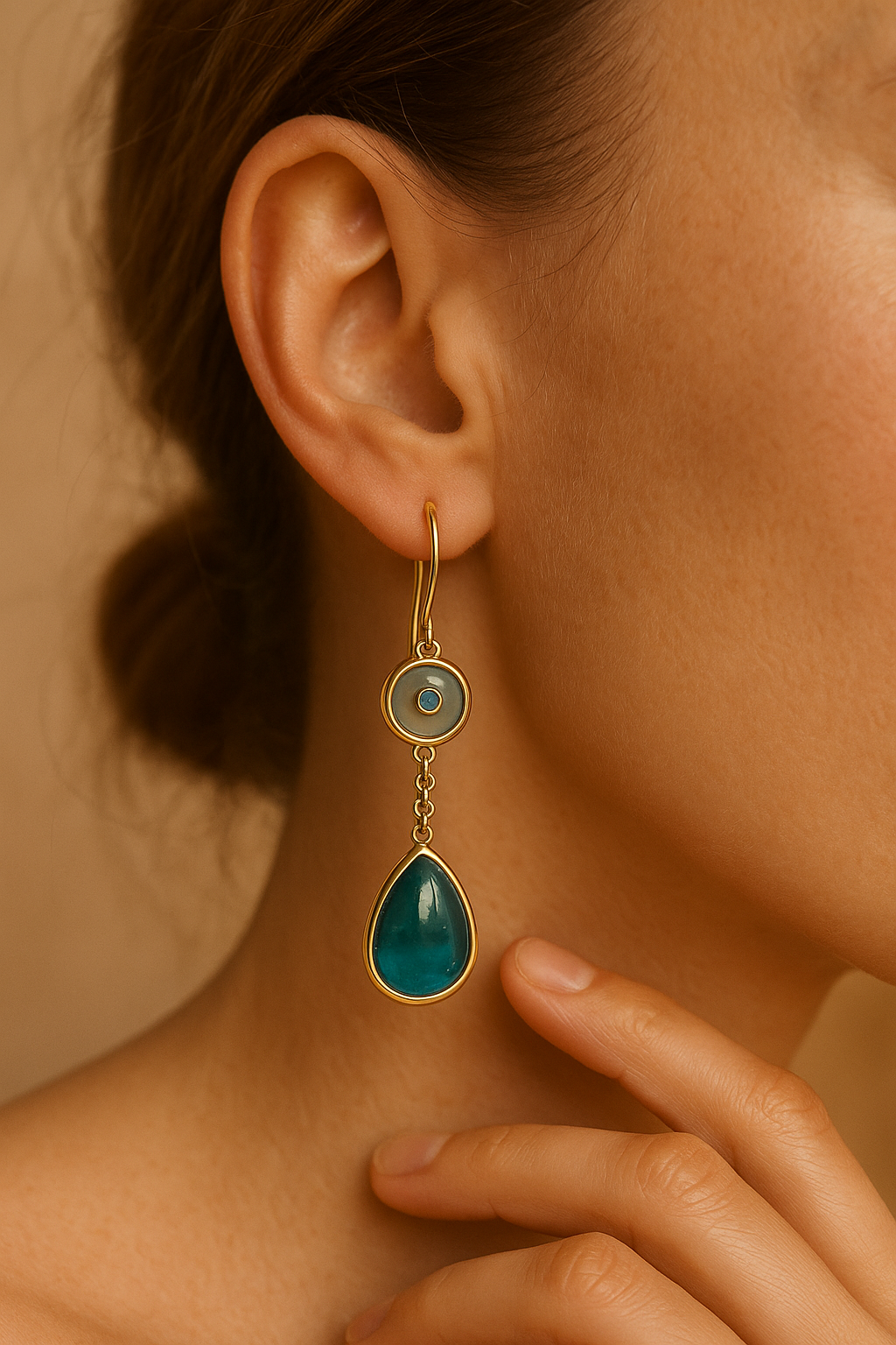 Calista | Blue Dream Dangle Earrings