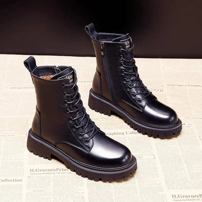 Polished Black Boots