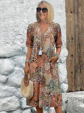 Fatima - Floral Pattern Dress
