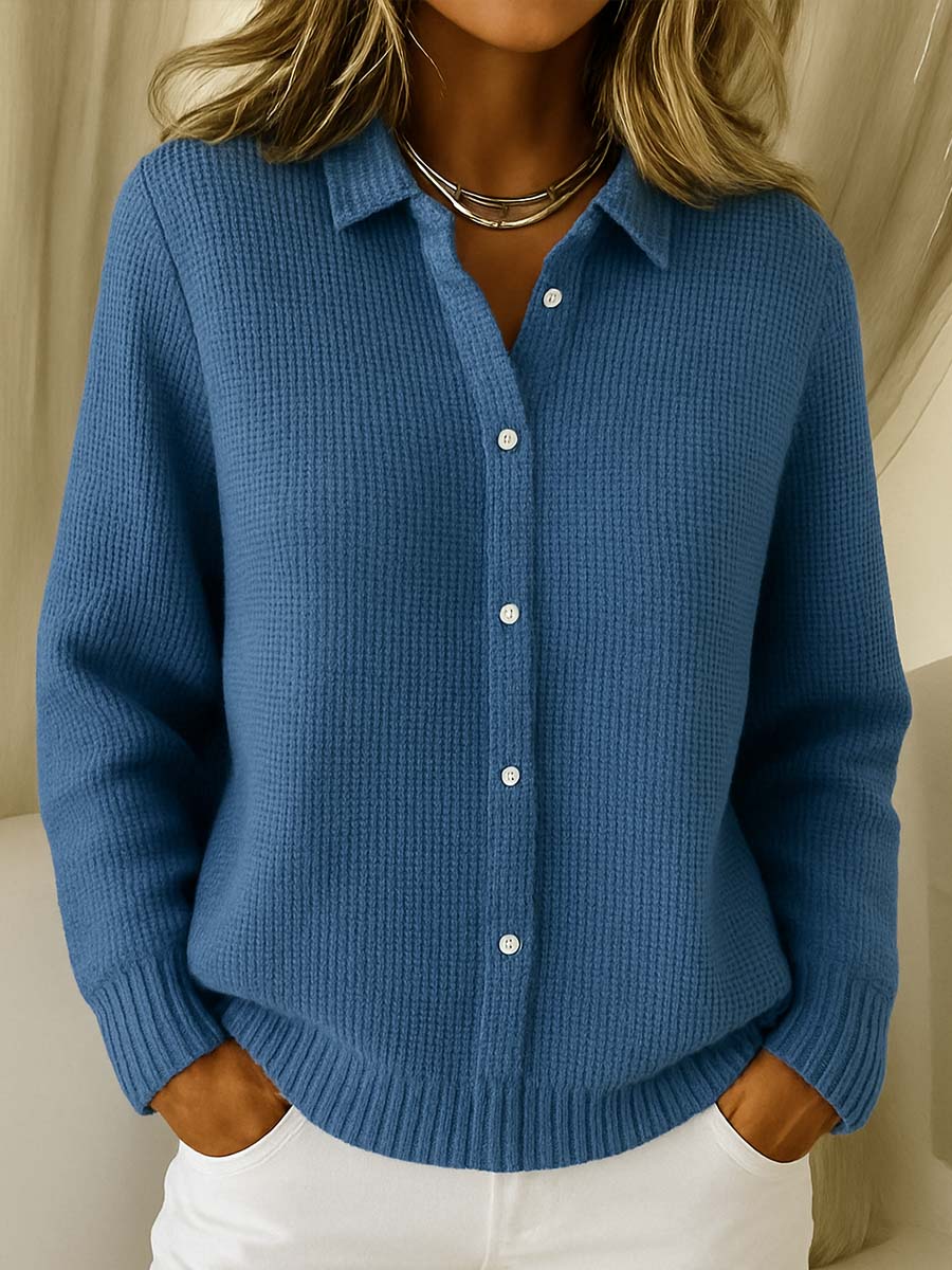 Harper™ | Classic Knitted Button Cardigan