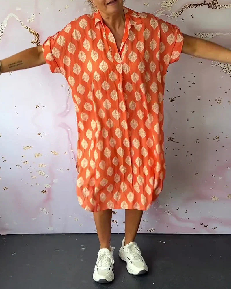 Dini™ | Stylish V-Neck Summer Dress