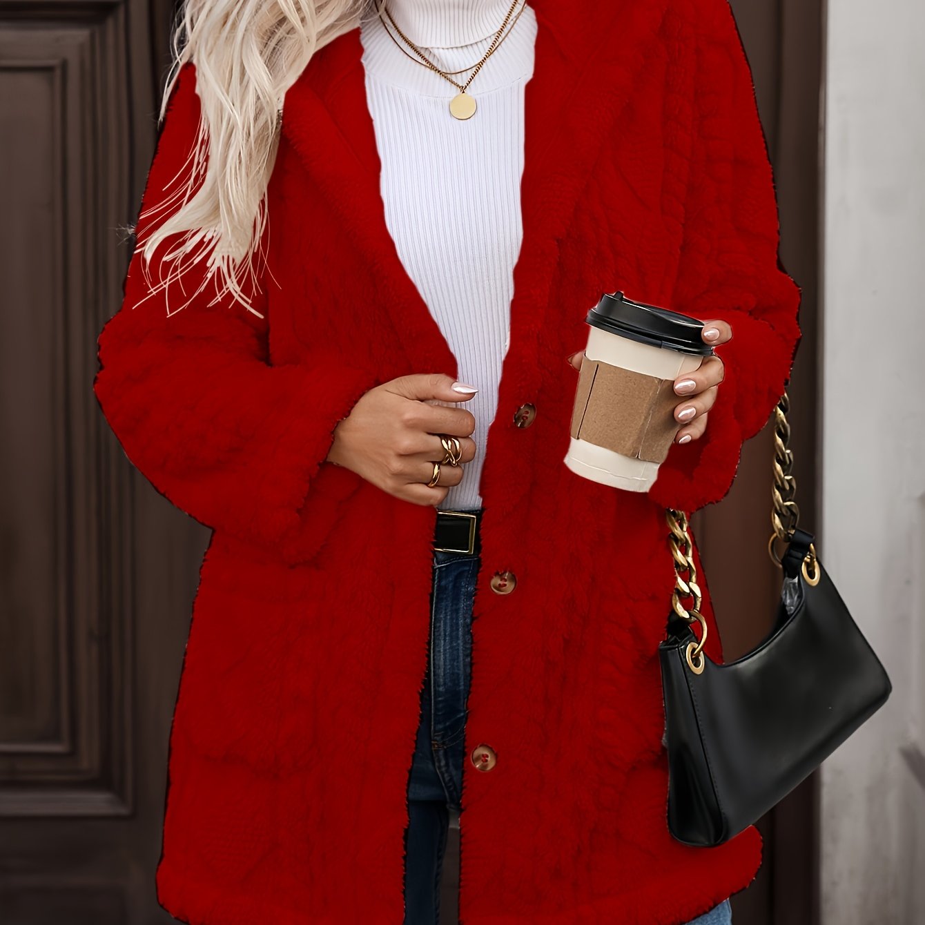 Clara™ | Elegant Plush All-Season Coat