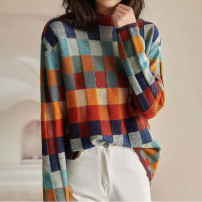 Cleo | Warm Retro Knit Sweater