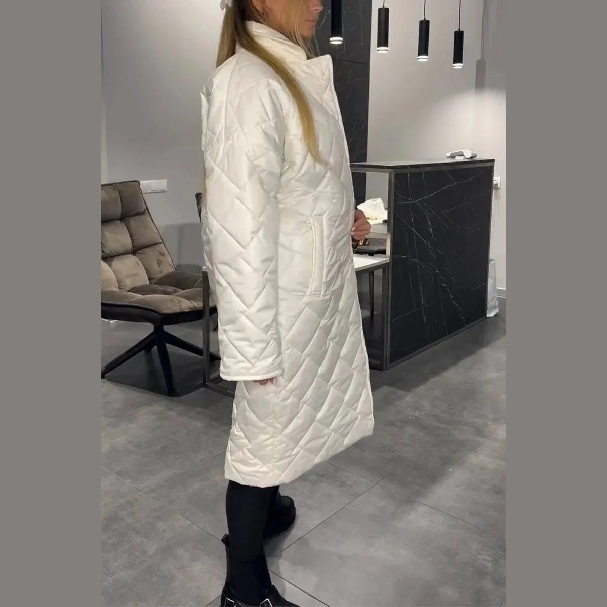 Belinda™ | Reversible Quilted Coat