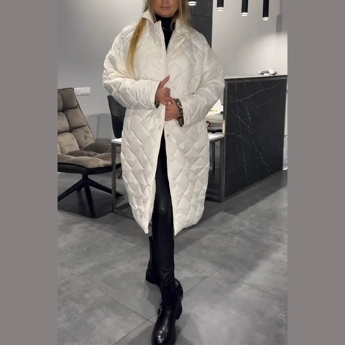 Belinda™ | Reversible Quilted Coat