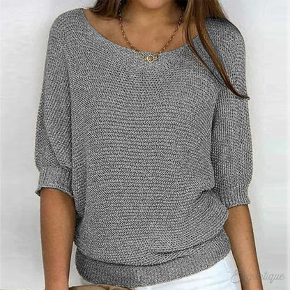 Ava - Elegant Knit Sweater