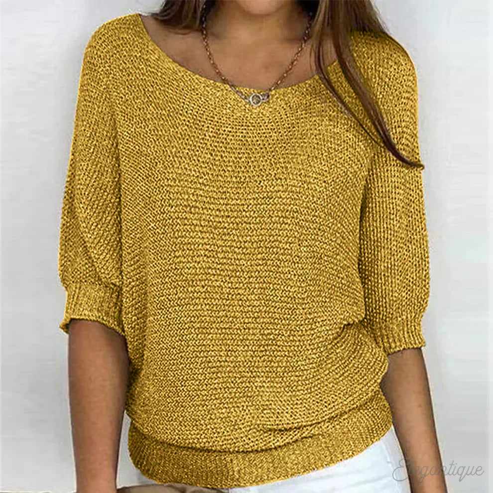 Ava - Elegant Knit Sweater